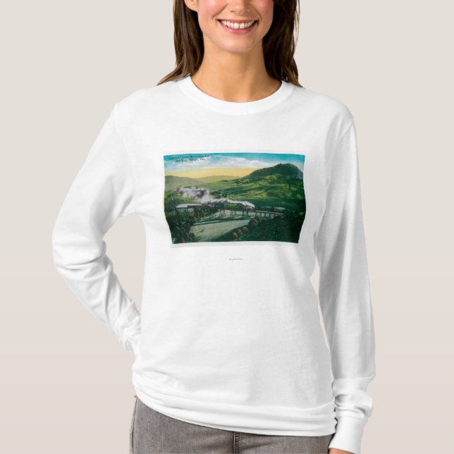Limited Railroad near Horseshoe Curve T-Shirt (Front)