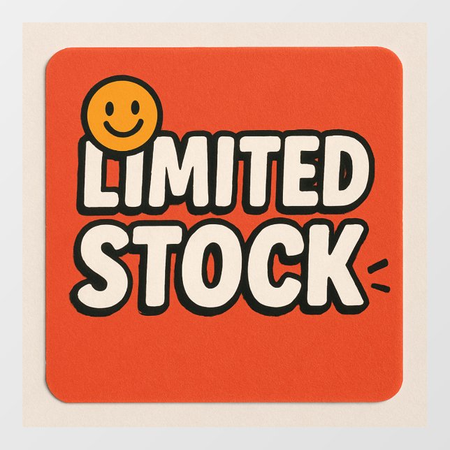 Limited stock - Grab it FAST! (Sheet)