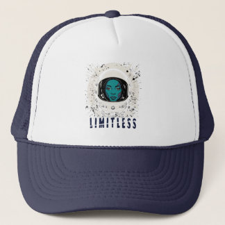 Limitless Astronaut Girl Trucker Hat