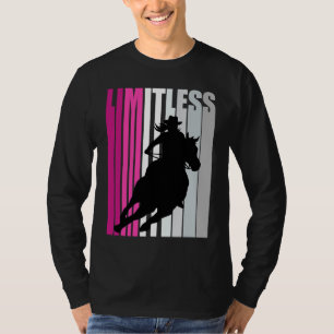 Limitless Cowgirl Girls Rodeo Western Southern Pin T-Shirt