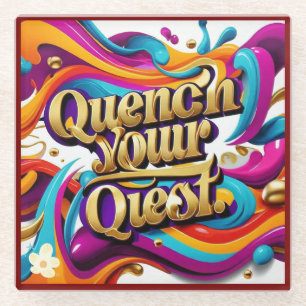 "Limitless Growth" Glass Coaster