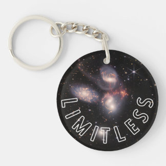 Limitless Inspirational Personalised 2-sided Key Ring