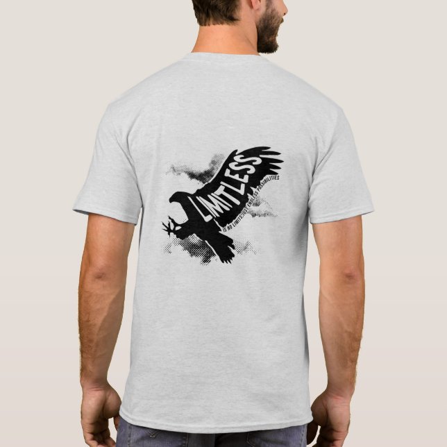 "Limitless" Motivational Graphic T-Shirt (Back)