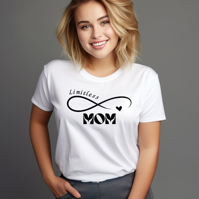 Limitless Mum Modern Script Mother's Day T-Shirt (Creator Uploaded)