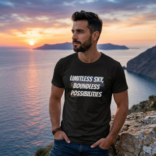 Limitless Sky – Boundless Possibilities Motivation T-Shirt