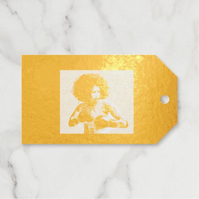 Limitless Woman Foil Gift Tag (Front (Horizontal))