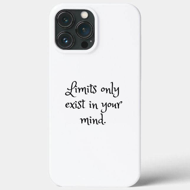 Limits only exist in your mind Case-Mate iPhone case (Back)