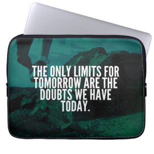 LIMITS - Workout Motivational Laptop Sleeve