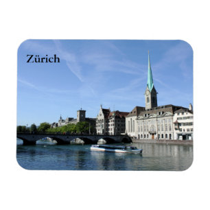 Limmat River in Zürich Magnet