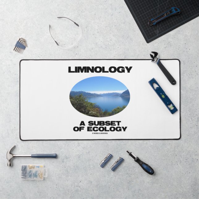Limnology A Subset Of Ecology Lake Oceanography Desk Mat (Workstation)
