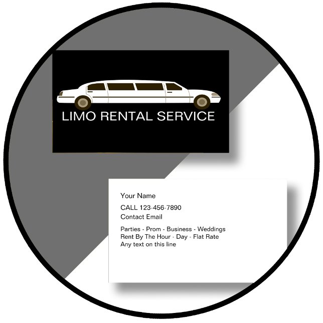 Limo Rental Simple Business Cards (Creator Uploaded)