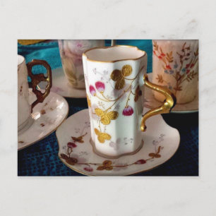 Limoges demitasse postcard