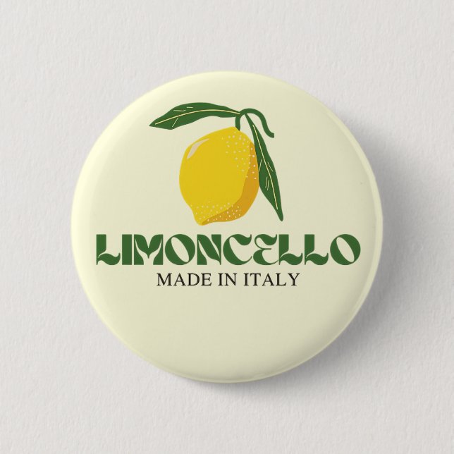 Limoncello 6 Cm Round Badge (Front)