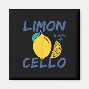 Limoncello Amalfi Coast Italy Vacation Preppy Lemo Magnet