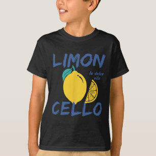 Limoncello Amalfi Coast Italy Vacation Preppy Lemo T-Shirt