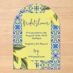LIMONCELLO BRIDAL SHOWER INVITATION