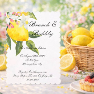 LIMONCELLO BRIDAL SHOWER INVITATION