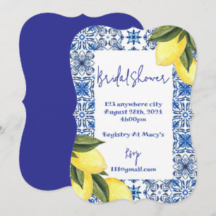LIMONCELLO BRIDAL SHOWER INVITATION