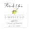 Limoncello Favour Thank You