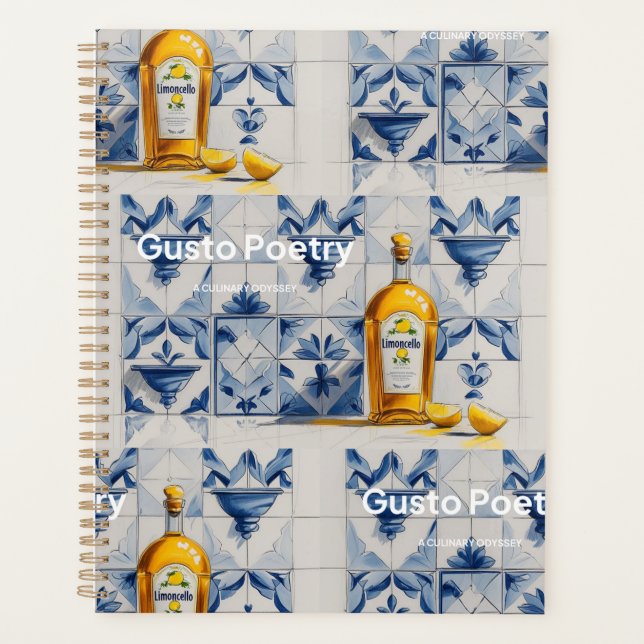 Limoncello Gusto Poetry Planner (Front)
