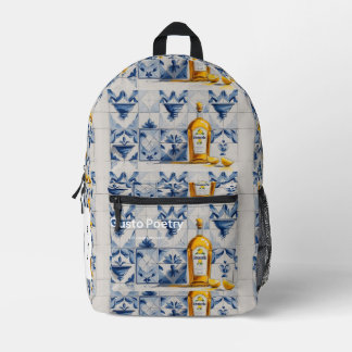 Limoncello Gusto Poetry Printed Backpack