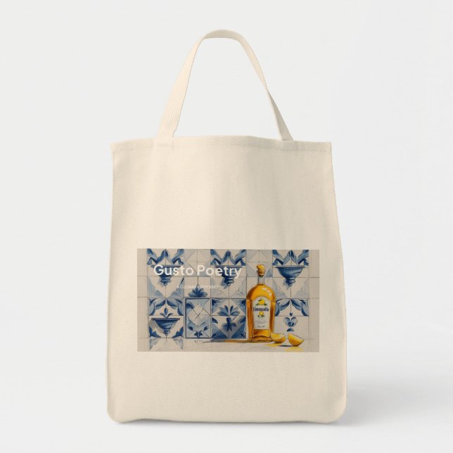 Limoncello Gusto Poetry Tote Bag (Front)