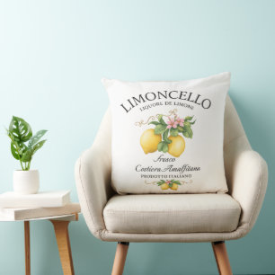Limoncello Italy Amalfi Coast Cushion