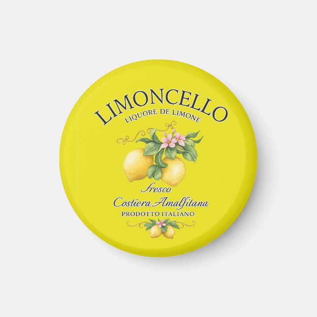 Limoncello Italy Amalfi Coast Magnet (Front)