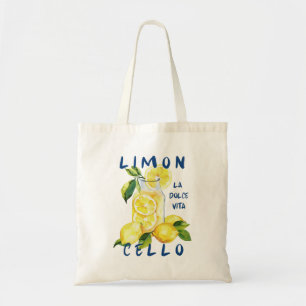 Limoncello Italy – La Dolce Vita Lemon Lover  Tote Bag
