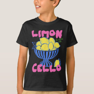 Limoncello Italy Lemons Amalfi Coast Vacation Trip T-Shirt