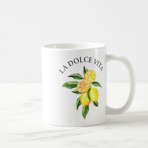 Limoncello La Dolce Vita Italian Lemon Coffee Mug