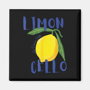 Limoncello La Dolce Vita Italian Lemon Men Women Magnet