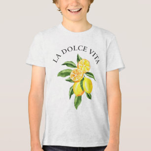Limoncello La Dolce Vita Italian Lemon Tri-Blend Shirt