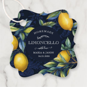 Limoncello Monogram Favour Classic Tags