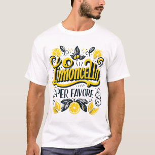Limoncello Per Favore Sorrento Italy Lemons Amalfi T-Shirt