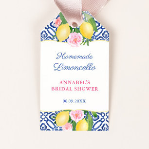 Limoncello Positano Lemon Bridal Shower Favour Tag