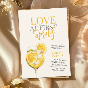 Limoncello Spritz Engagement Party Invitation