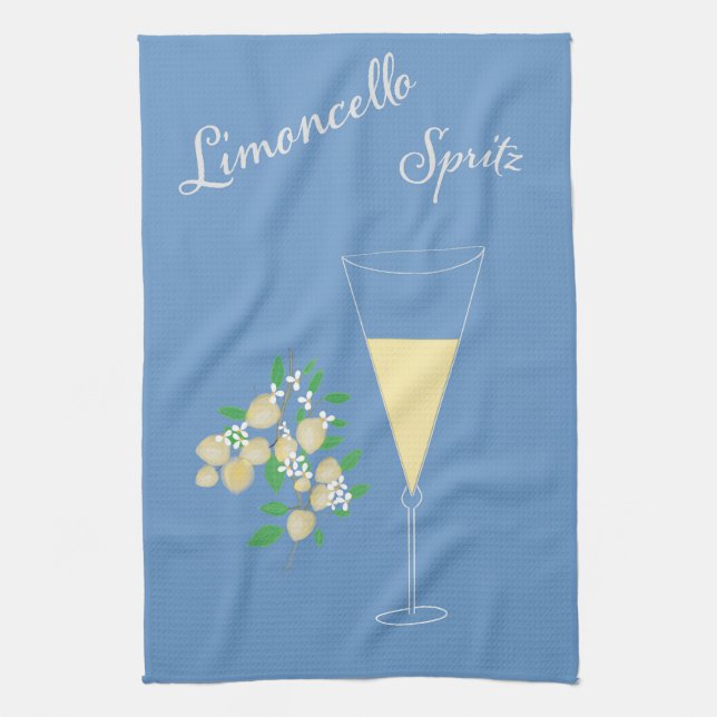 Limoncello Spritz Tea Towel (Vertical)