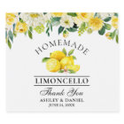Limoncello Watercolor Lemons Floral