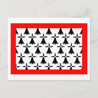 Limousin flag postcard