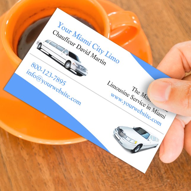Limousine Business Card (Creator Uploaded)