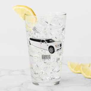 Limousine cartoon illustration glass