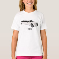Limousine cartoon illustration