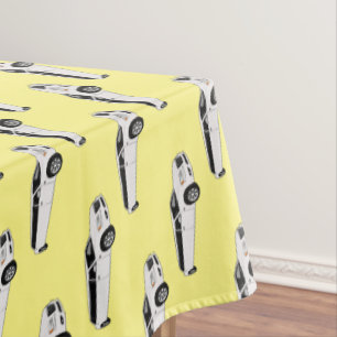 Limousine cartoon illustration tablecloth