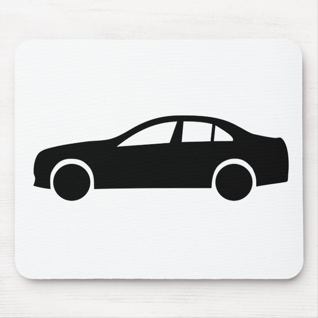 Limousine Silhouette Mouse Pad (Front)