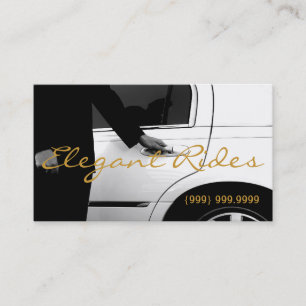 Limousines Limo Car Services Driver Business Card