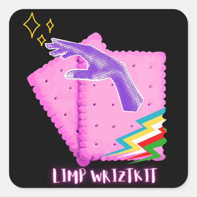 Limp Wristkit Square Sticker (Front)