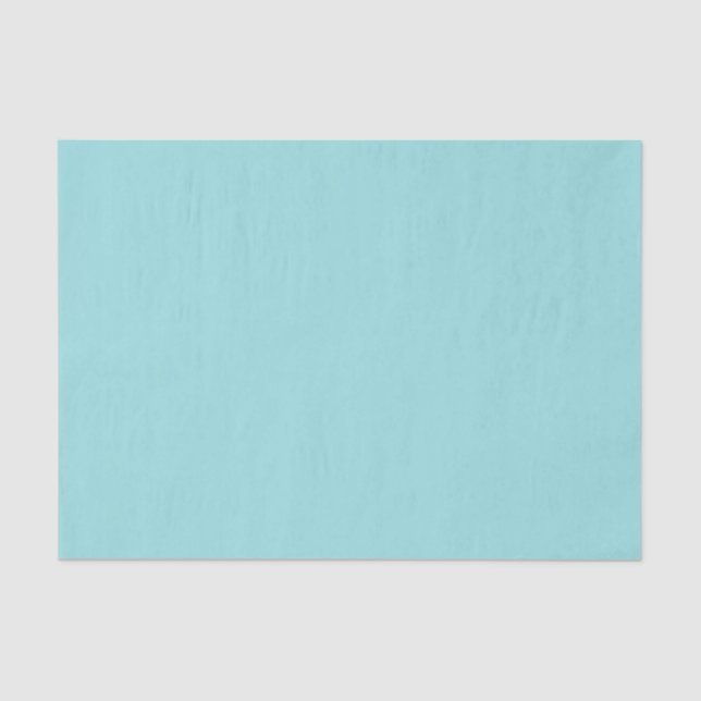Limpet Shell Blue Green Spring Season Solid Colour Tissue Paper (Front)