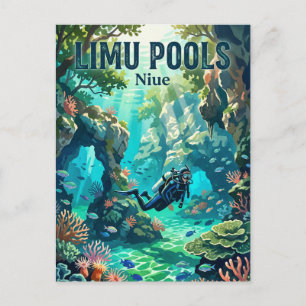 Limu Pools Niue Postcard