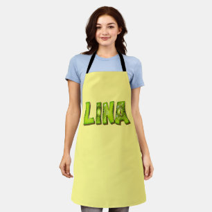 Lina Name Kiwi Design Kitchen apron